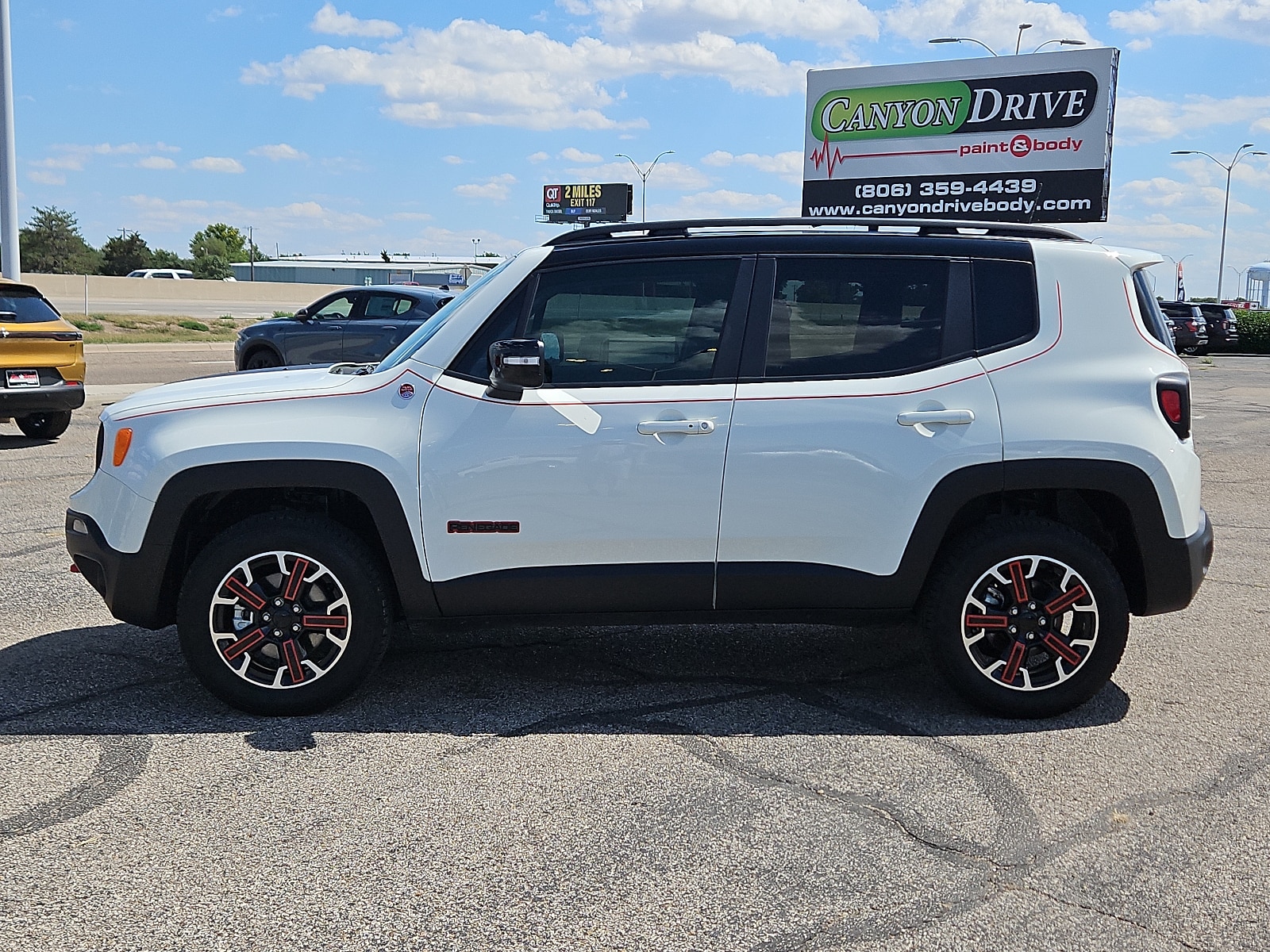 Used 2023 Jeep Renegade Trailhawk with VIN ZACNJDC18PPP41321 for sale in Amarillo, TX