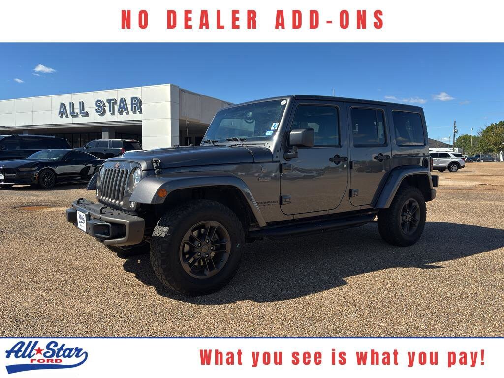 Used 2017 Jeep Wrangler JK Unlimited Sahara 4x4 SUV