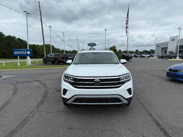 Used 2021 Volkswagen Atlas SE w/Tech with VIN 1V2JR2CA9MC583004 for sale in Stonewall, LA