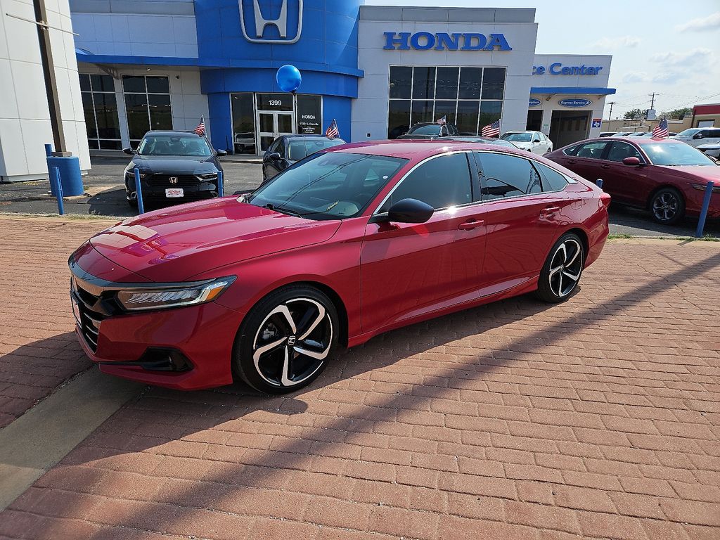 Used 2021 Honda Accord Sport SE with VIN 1HGCV1F41MA026753 for sale in Abilene, TX