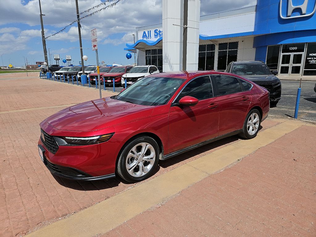 Certified 2024 Honda Accord LX with VIN 1HGCY1F28RA017867 for sale in Abilene, TX