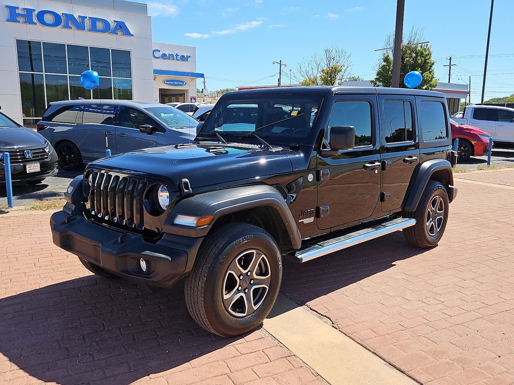 Used 2021 Jeep Wrangler Unlimited Sport S with VIN 1C4HJXDN9MW728949 for sale in Abilene, TX