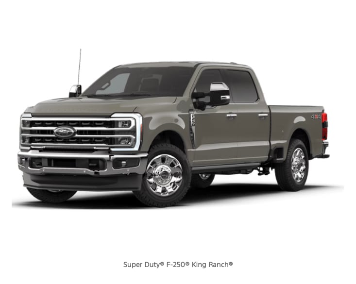 2026 Ford Super Duty King Ranch® near Tyler: F-250® King Ranch® Trim Breakdown (Official Feature Overview)