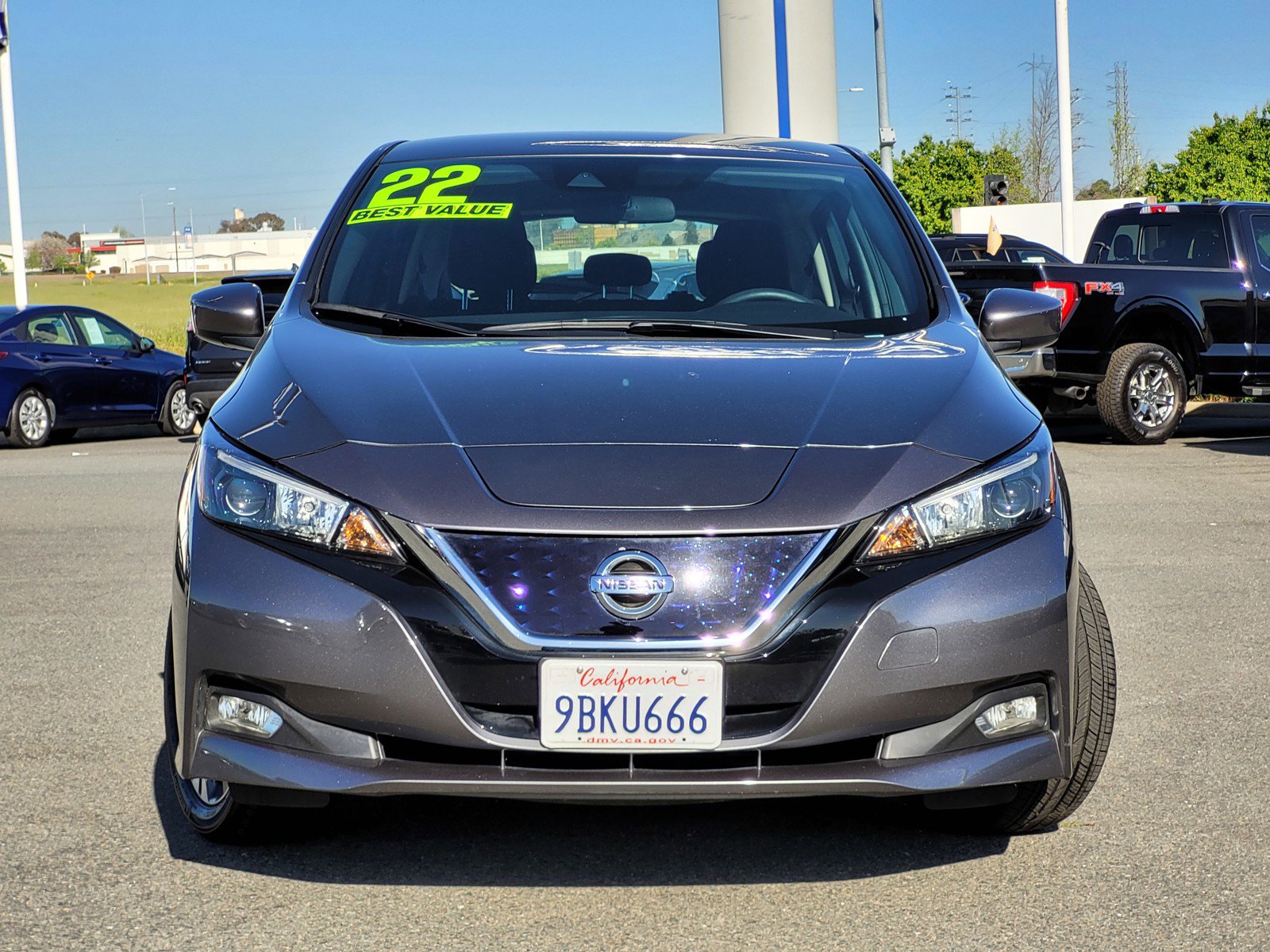 Used 2022 Nissan LEAF SV with VIN 1N4AZ1CV0NC562824 for sale in Pittsburg, CA