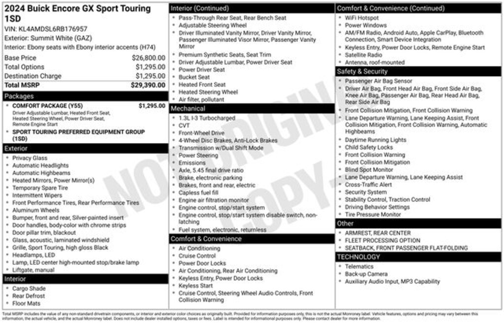 Used 2024 Buick Encore GX Sport Touring SUV