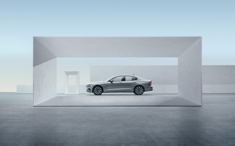 Side view of 2025 Volvo S60 Ultra Sedan