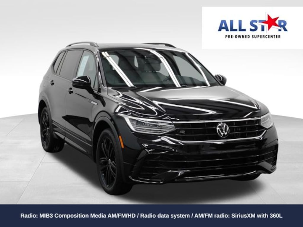 Used 2022 Volkswagen Tiguan 2.0T SE R-Line Black SUV
