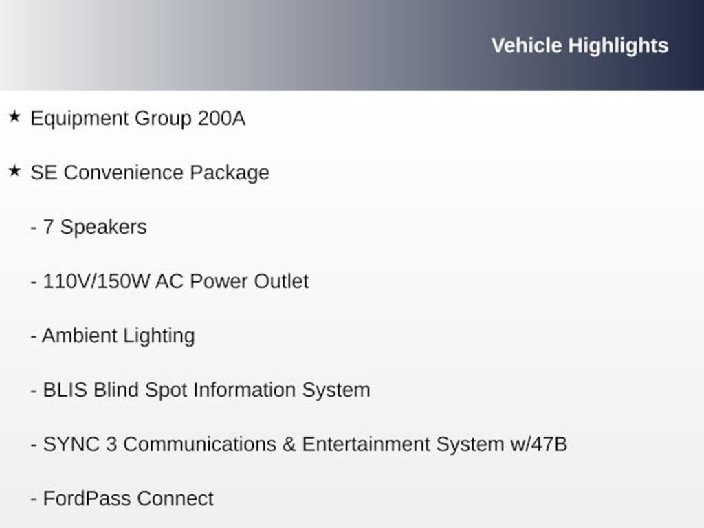 Used 2019 Ford EcoSport SE SUV