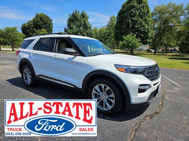 Used 2022 Ford Explorer XLT with VIN 1FMSK8DH8NGC28873 for sale in Louisville, KY