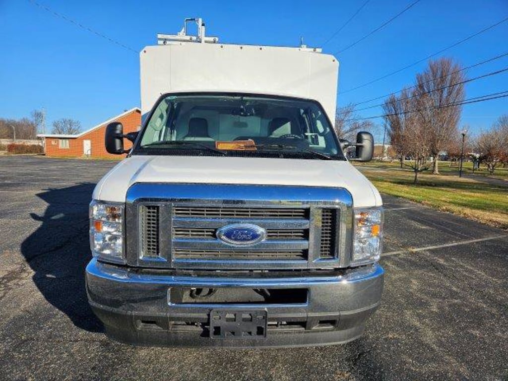 New 2024 Ford E350 SD COMM CUTAWAY W/ALUMINUM ENCLOSED BODY VAN