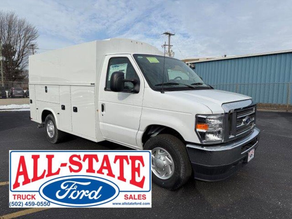 New 2025 Ford E350 SD COMM CUTAWAY VAN 138WB W/KNAPHEIDE UTILITY VAN