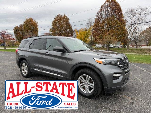 Used 2023 Ford Explorer XLT with VIN 1FMSK8DH5PGB43024 for sale in Louisville, KY