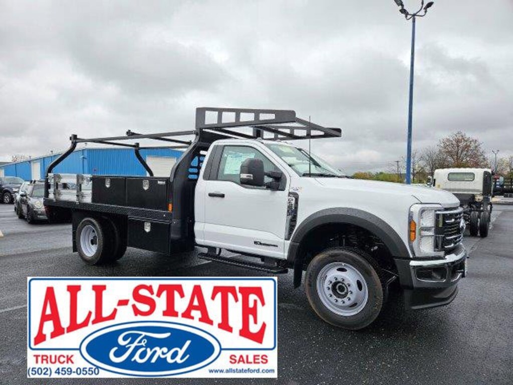 New 2024 Ford F550 RC CHAS 4X4 XL DRW 169WB W/CONTRACTORS BODY TRUCK