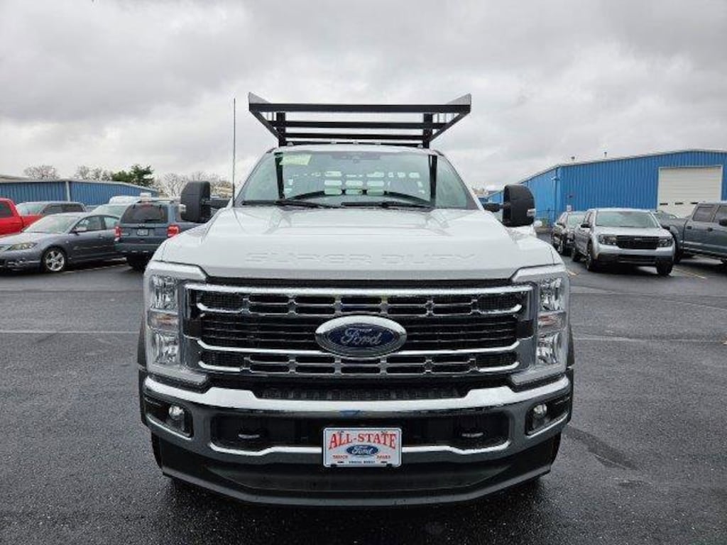 New 2024 Ford F550 RC CHAS 4X4 XL DRW 169WB W/CONTRACTORS BODY TRUCK