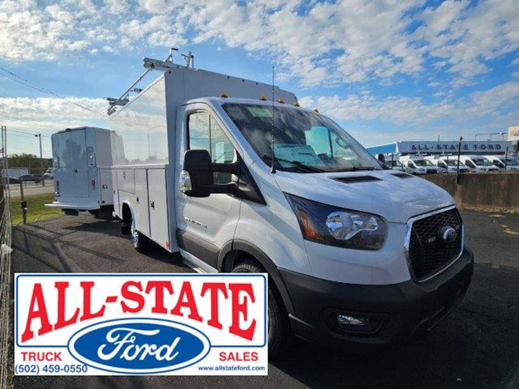 New 2024 Ford Transit T350 LR CUTAWAY RWD 138WB W/ALUMINUM ENCLOSED BODY VAN