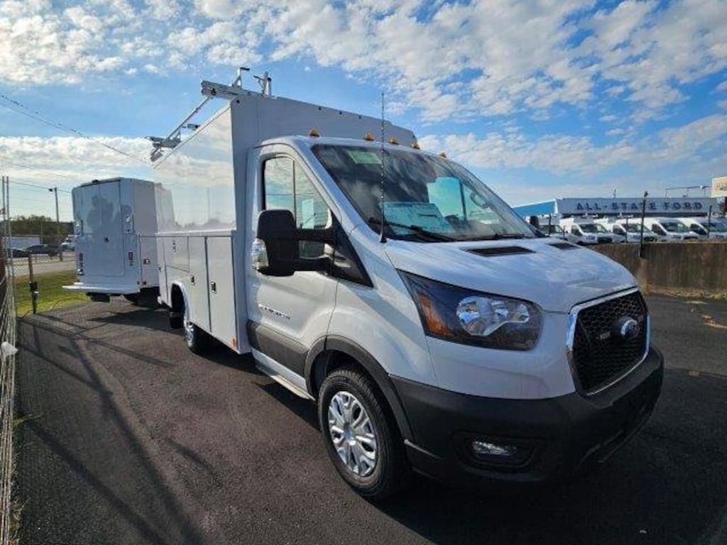 New 2024 Ford Transit T350 LR CUTAWAY RWD 138WB W/ALUMINUM ENCLOSED BODY VAN