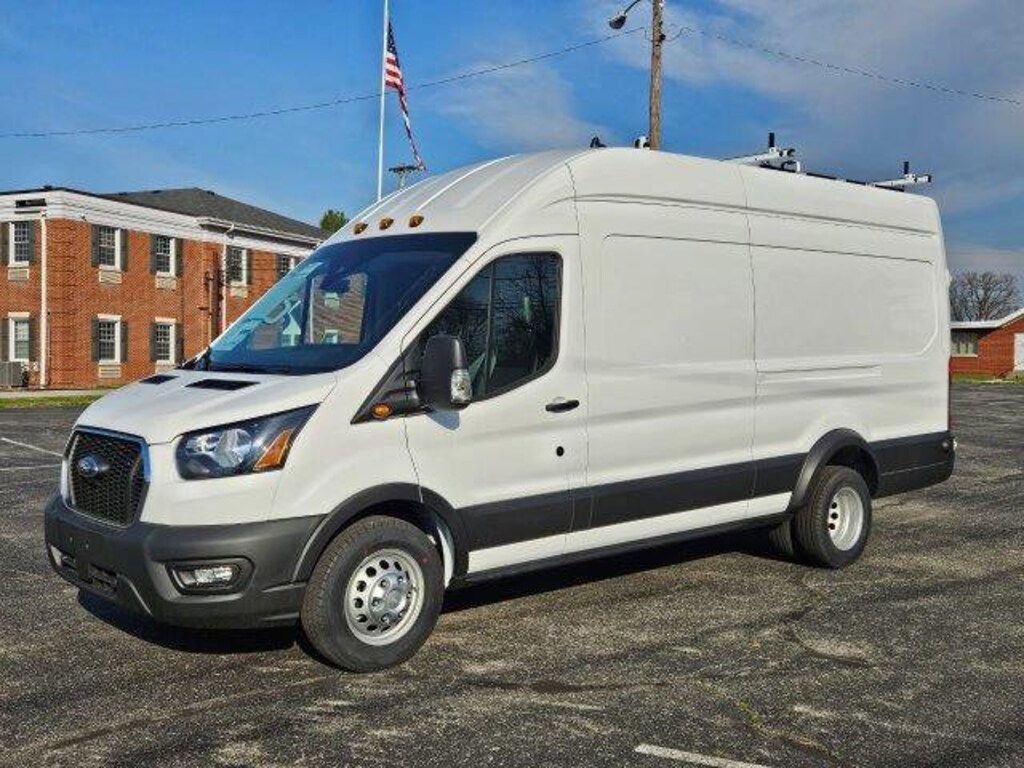 New 2024 Ford Transit T-350 HD 148 EL Hi Rf 9950 GVWR DRW AWD W/SERV BOD VAN