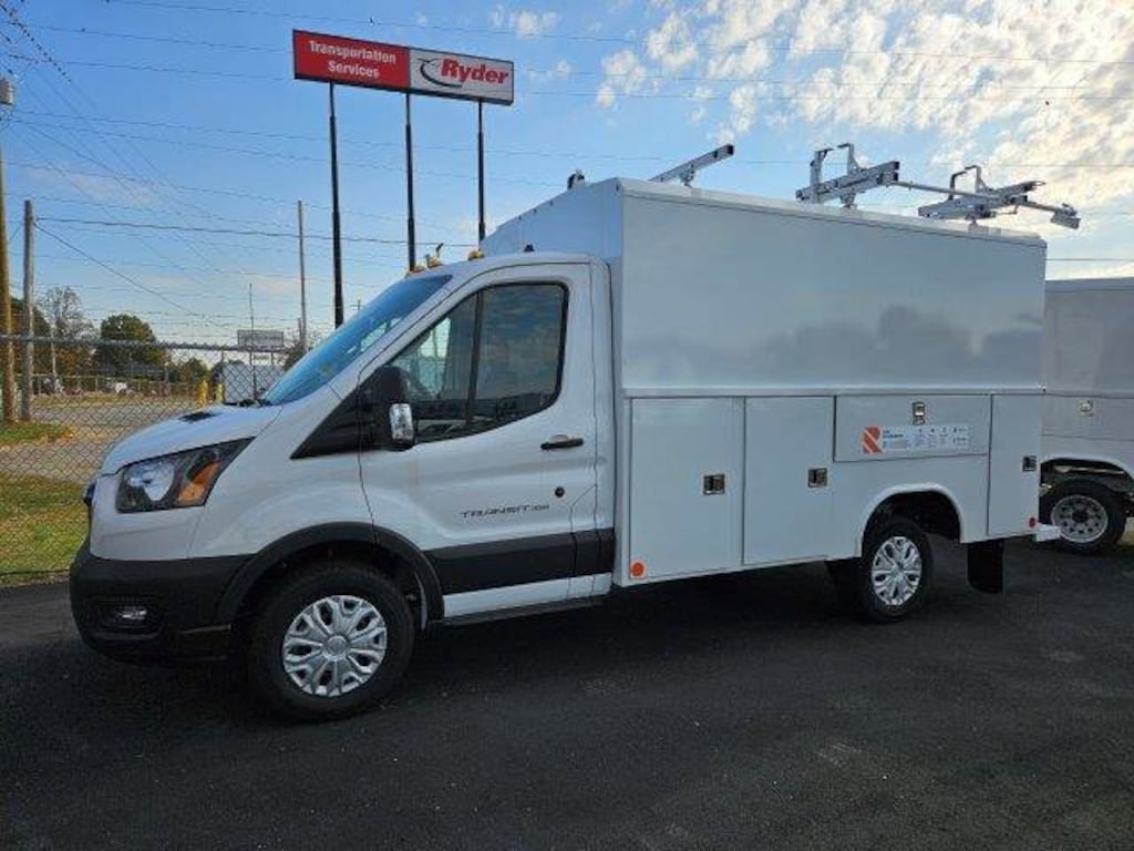 New 2024 Ford Transit T350 LR CUTAWAY RWD 138WB W/ALUMINUM ENCLOSED BODY VAN