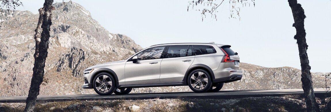 Volvo V60 Cross Country on a country road