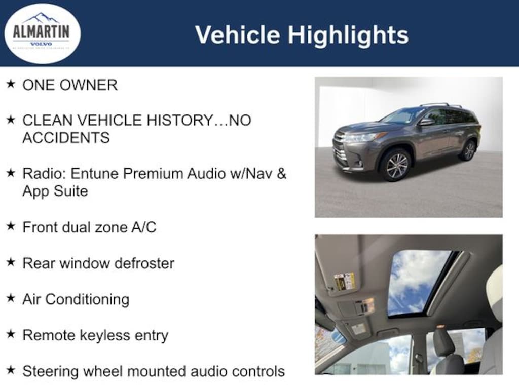 Used 2017 Toyota Highlander Hybrid XLE V6 SUV