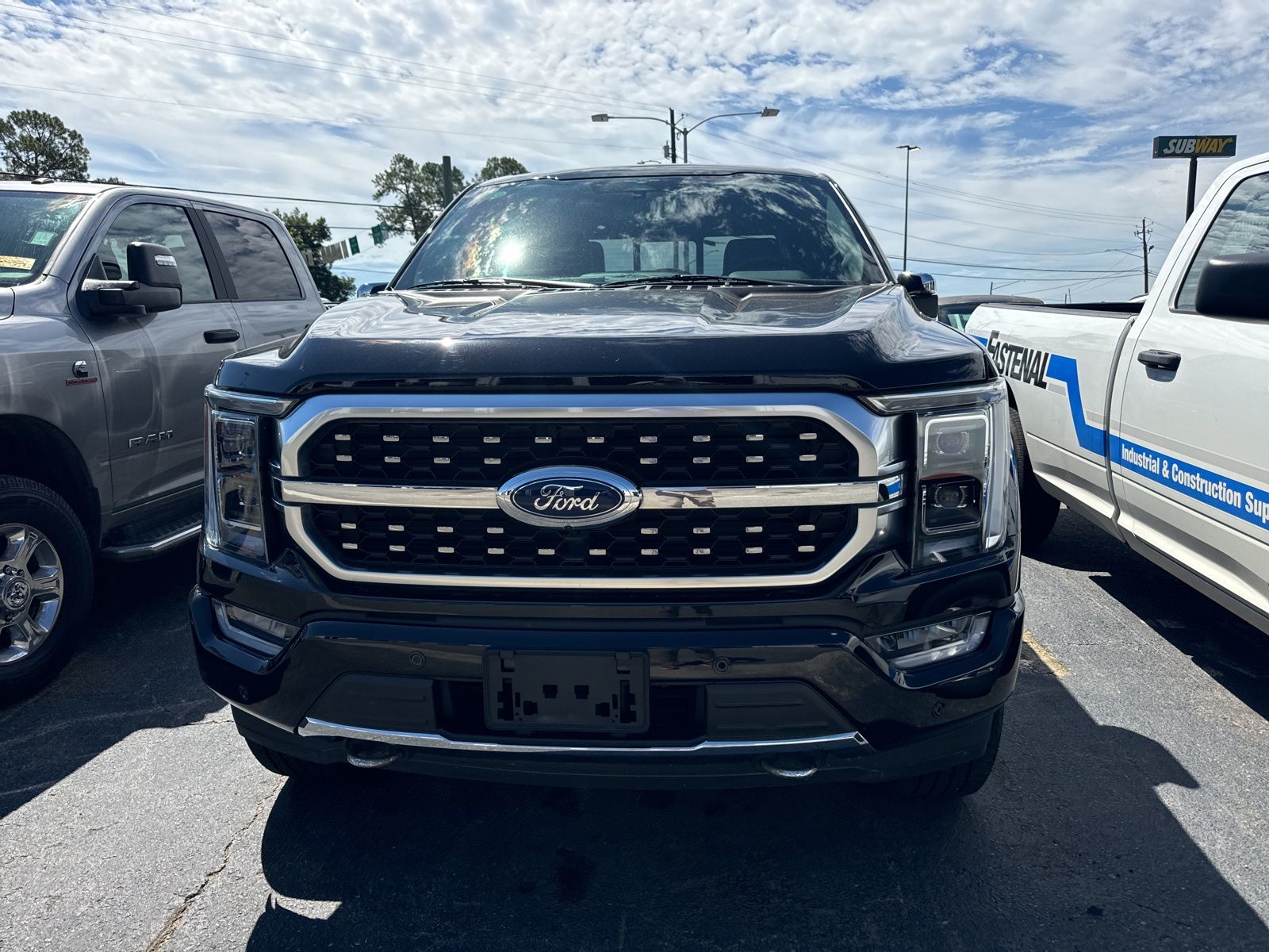 Used 2023 Ford F-150 Platinum with VIN 1FTFW1E8XPFA62624 for sale in Perry, GA