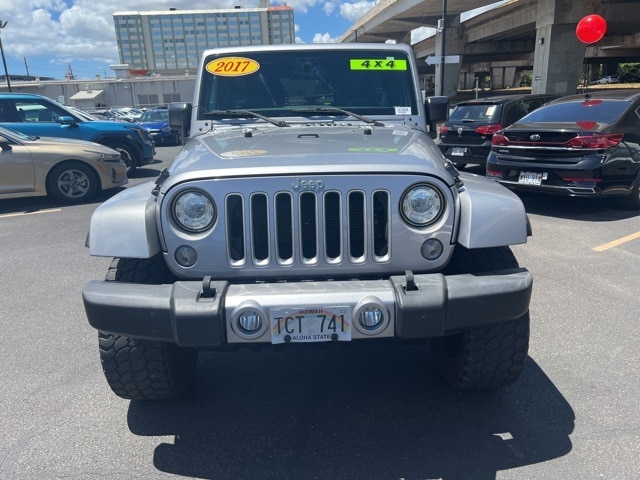 Used 2017 Jeep Wrangler Unlimited Sahara with VIN 1C4HJWEG9HL660993 for sale in Honolulu, HI