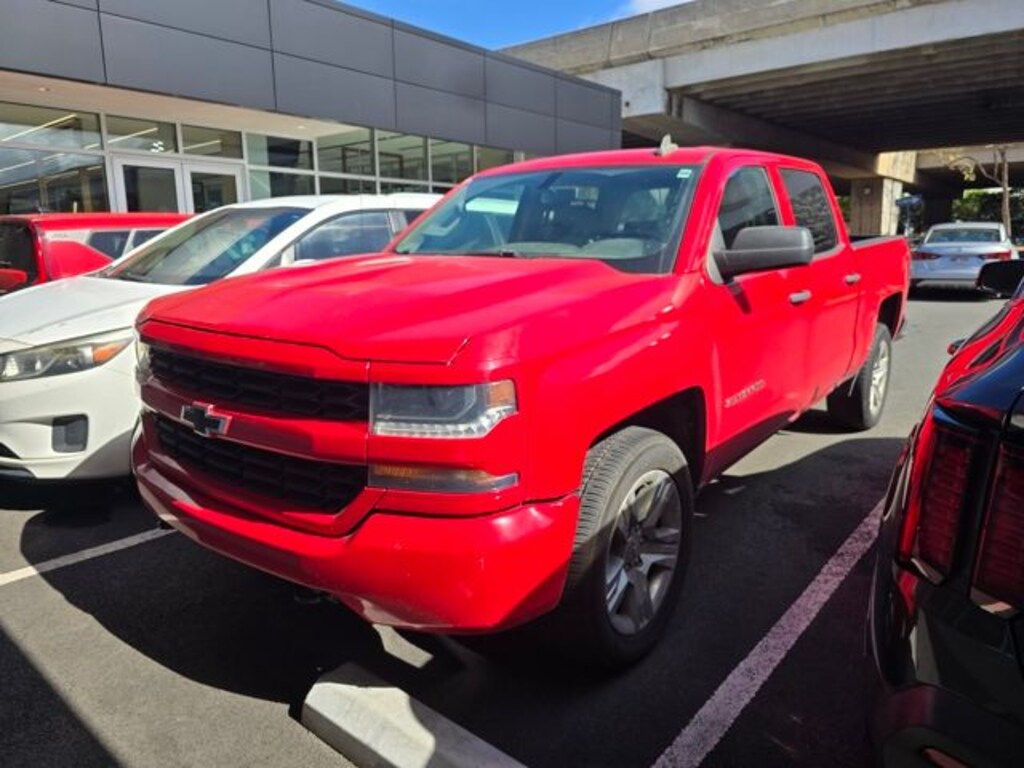 Used 2018 Chevrolet Silverado 1500 Silverado Custom Truck Crew Cab
