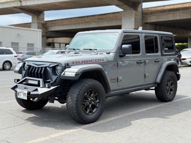 Used 2021 Jeep Wrangler Unlimited Rubicon with VIN 1C4HJXFG1MW687036 for sale in Honolulu, HI