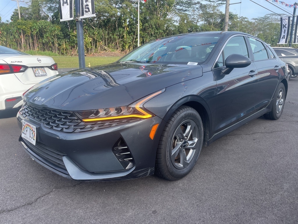 Certified 2023 Kia K5 LXS with VIN 5XXG14J20PG208455 for sale in Hilo, HI