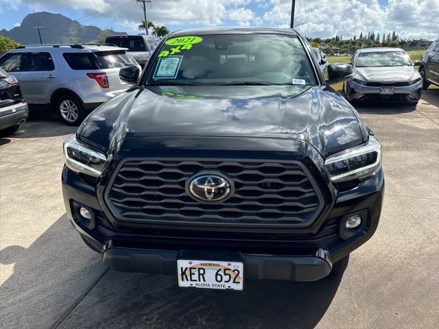 Used 2021 Toyota Tacoma TRD Off Road with VIN 3TMCZ5AN1MM450155 for sale in Lihue, HI