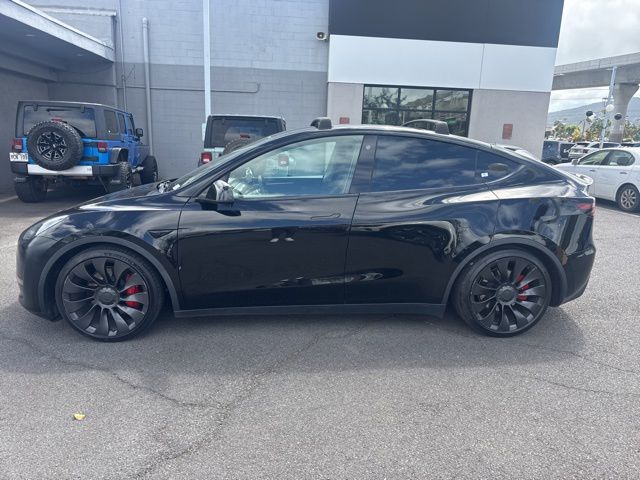 Used 2023 Tesla Model Y Performance with VIN 7SAYGDEFXPF663108 for sale in Waipahu, HI