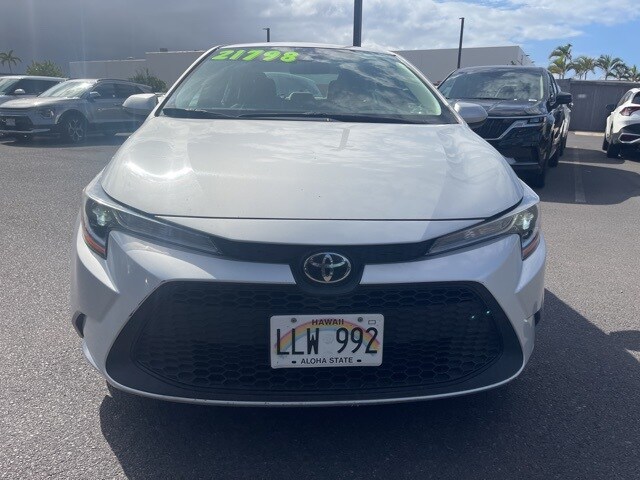 Used 2021 Toyota Corolla LE with VIN 5YFEPMAE9MP243899 for sale in Kahului, HI