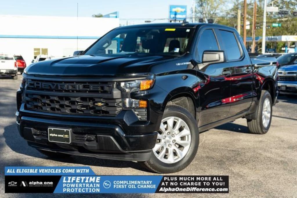 Used 2024 Chevrolet Silverado 1500 Custom Truck Crew Cab