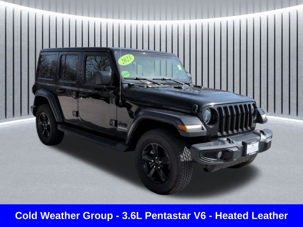 Used 2023 Jeep Wrangler 4-DOOR SAHARA 4X4 SUV