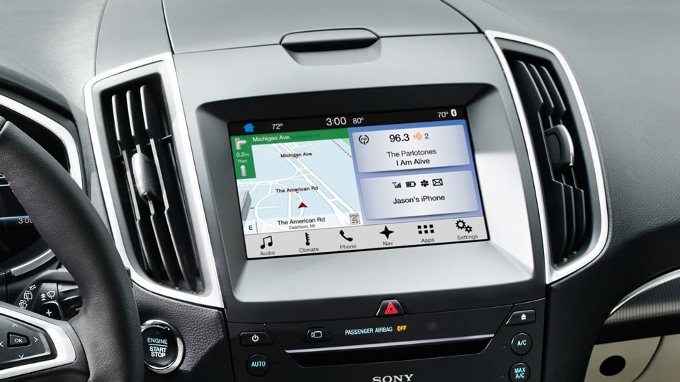 2016 Ford Edge with available SYNC 3