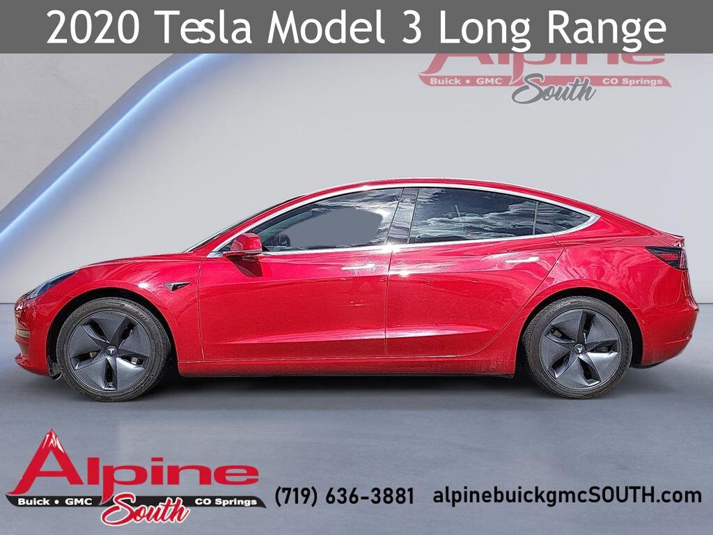 Used 2020 Tesla Model 3  with VIN 5YJ3E1EB1LF770292 for sale in Colorado Springs, CO