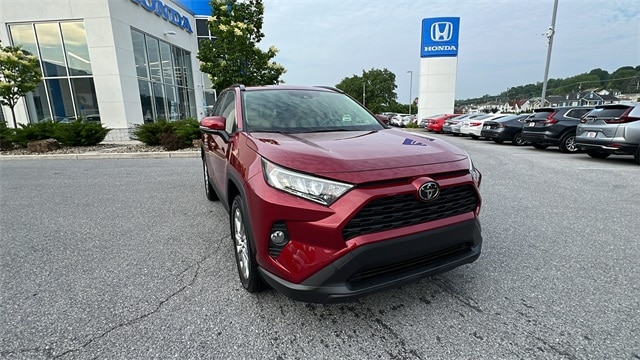 Used 2020 Toyota RAV4 XLE Premium with VIN JTMA1RFV1LD527972 for sale in Altoona, PA