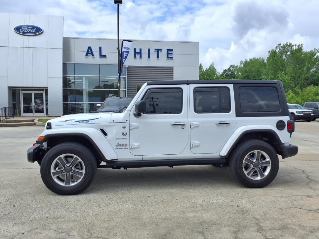 Certified 2023 Jeep Wrangler 4-Door Sahara with VIN 1C4HJXEG2PW570619 for sale in Manchester, TN
