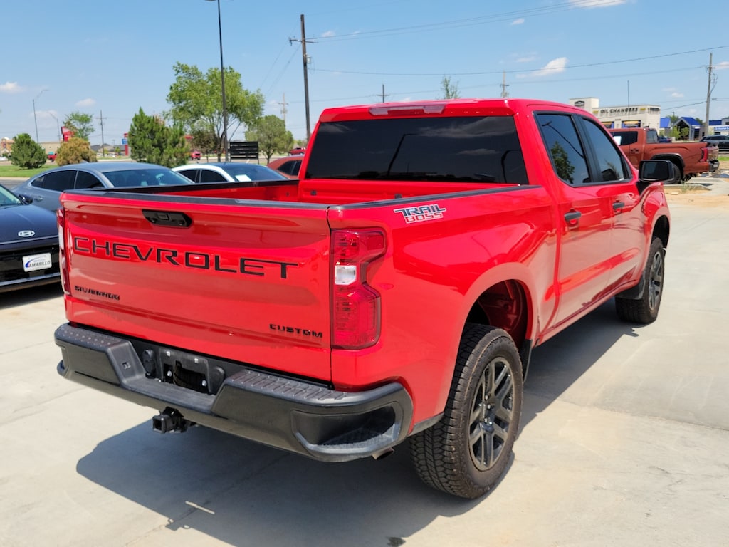 Used 2025 Chevrolet Silverado 1500 4WD Crew Cab Short Bed Custom Trail Boss Regular Side