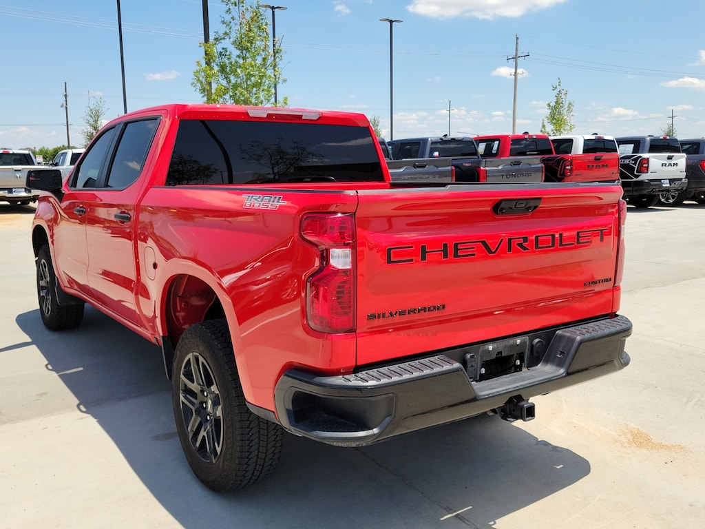 Used 2025 Chevrolet Silverado 1500 4WD Crew Cab Short Bed Custom Trail Boss Regular Side