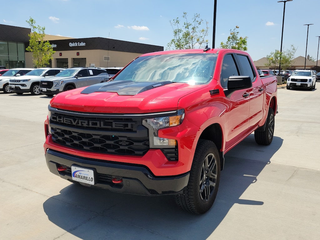 Used 2025 Chevrolet Silverado 1500 4WD Crew Cab Short Bed Custom Trail Boss Regular Side