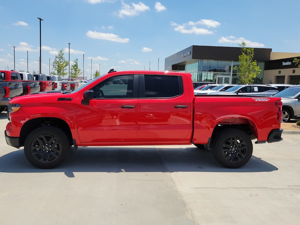 Used 2025 Chevrolet Silverado 1500 4WD Crew Cab Short Bed Custom Trail Boss Regular Side