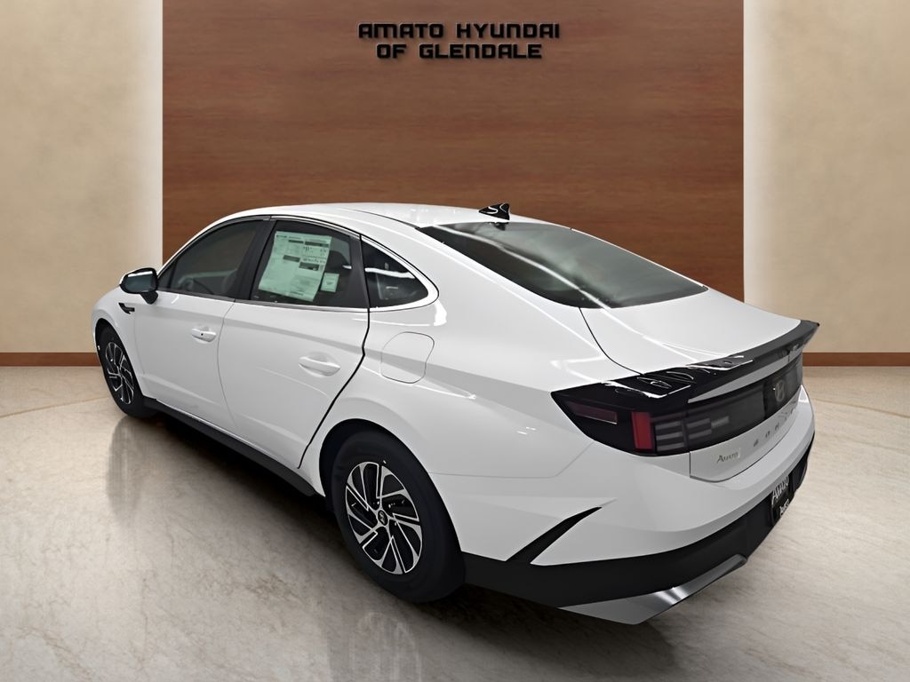 New 2026 Hyundai Sonata Hybrid Blue Sedan