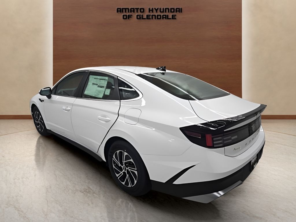 New 2026 Hyundai Sonata Hybrid Blue Sedan