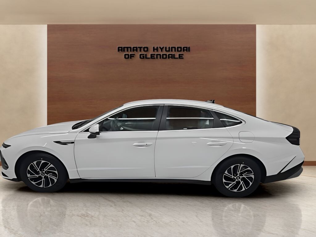 New 2026 Hyundai Sonata Hybrid Blue Sedan