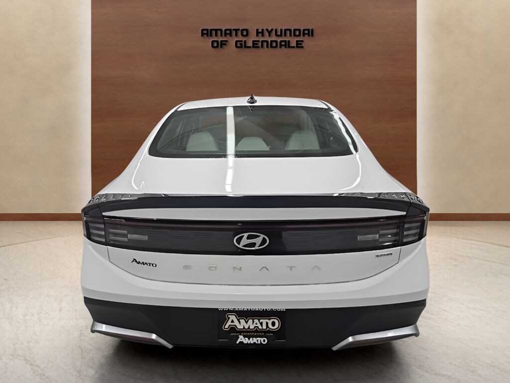 New 2026 Hyundai Sonata Hybrid Blue Sedan
