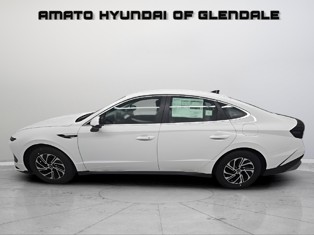 New 2026 Hyundai Sonata Hybrid Blue Sedan