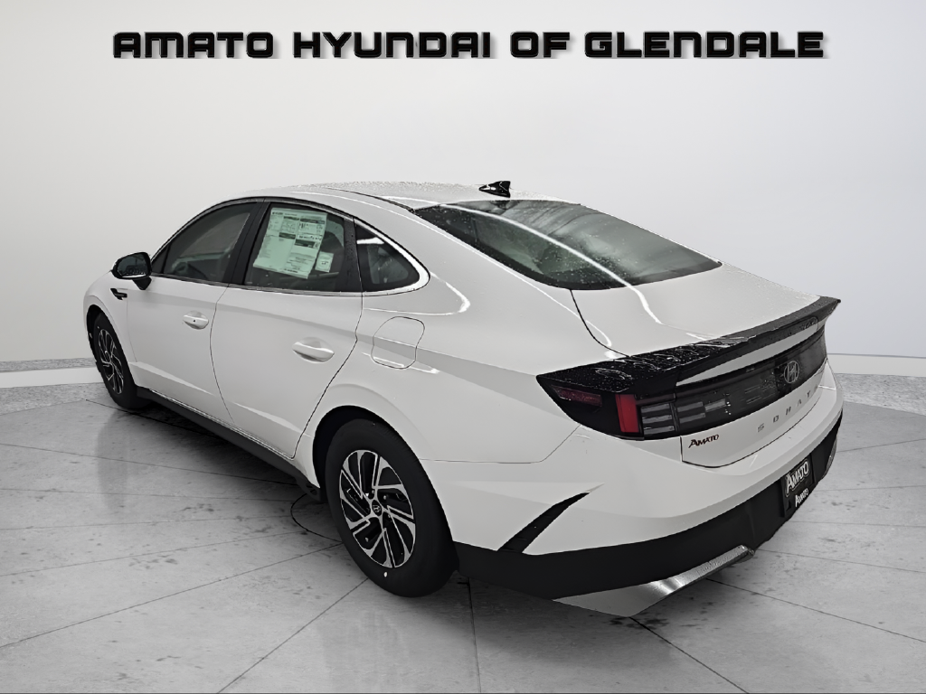 New 2026 Hyundai Sonata Hybrid Blue Sedan