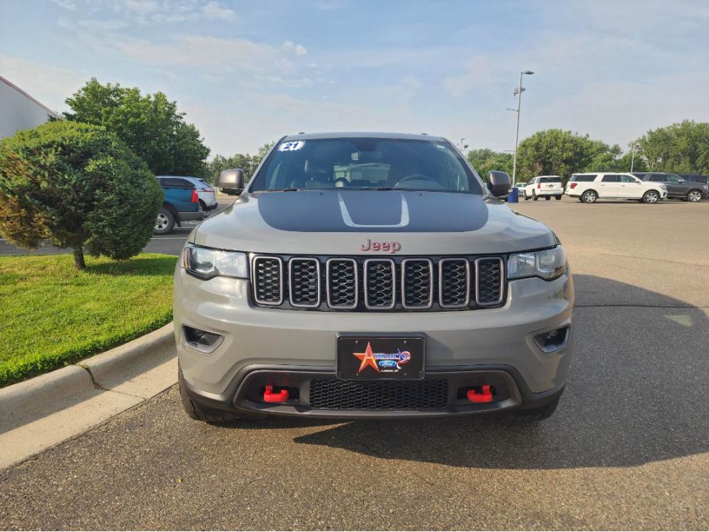 Used 2021 Jeep Grand Cherokee Trailhawk with VIN 1C4RJFLG0MC817358 for sale in Glendive, MT