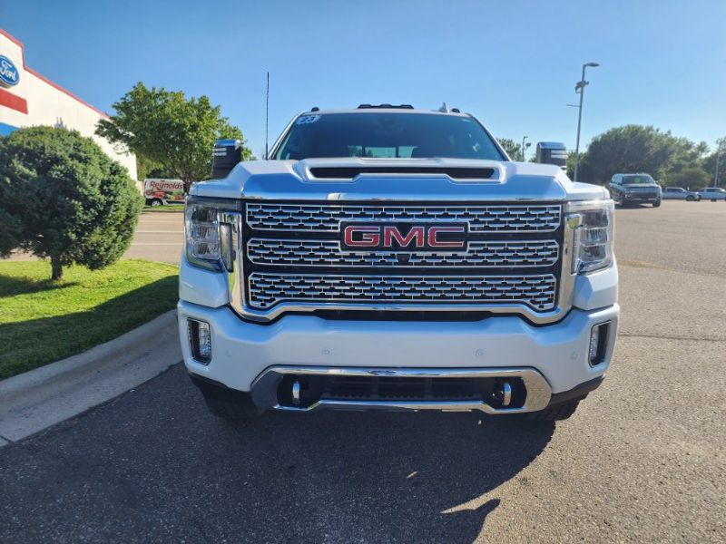 Used 2023 GMC Sierra 3500HD Denali with VIN 1GT49WEY9PF240356 for sale in Glendive, MT